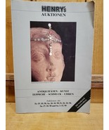 Henry&#39;s Auktionen Catalog October 1990, Henry&#39;s is Located in Germany - $29.34