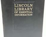 Lincoln Library of Essential Information [Hardcover] Frontier Press Company - $24.50
