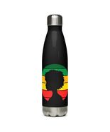 Little Black Girl silhouette Stainless steel water bottle - $23.50
