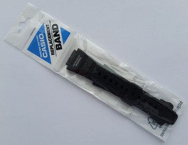 Genuine Replacement Watch Band Black Rubber Strap Casio AQW-101-1A - £22.06 GBP