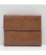 Kate Spade Bifold Flap Wallet Brown Leather Pink Lining - $778.53 MXN
