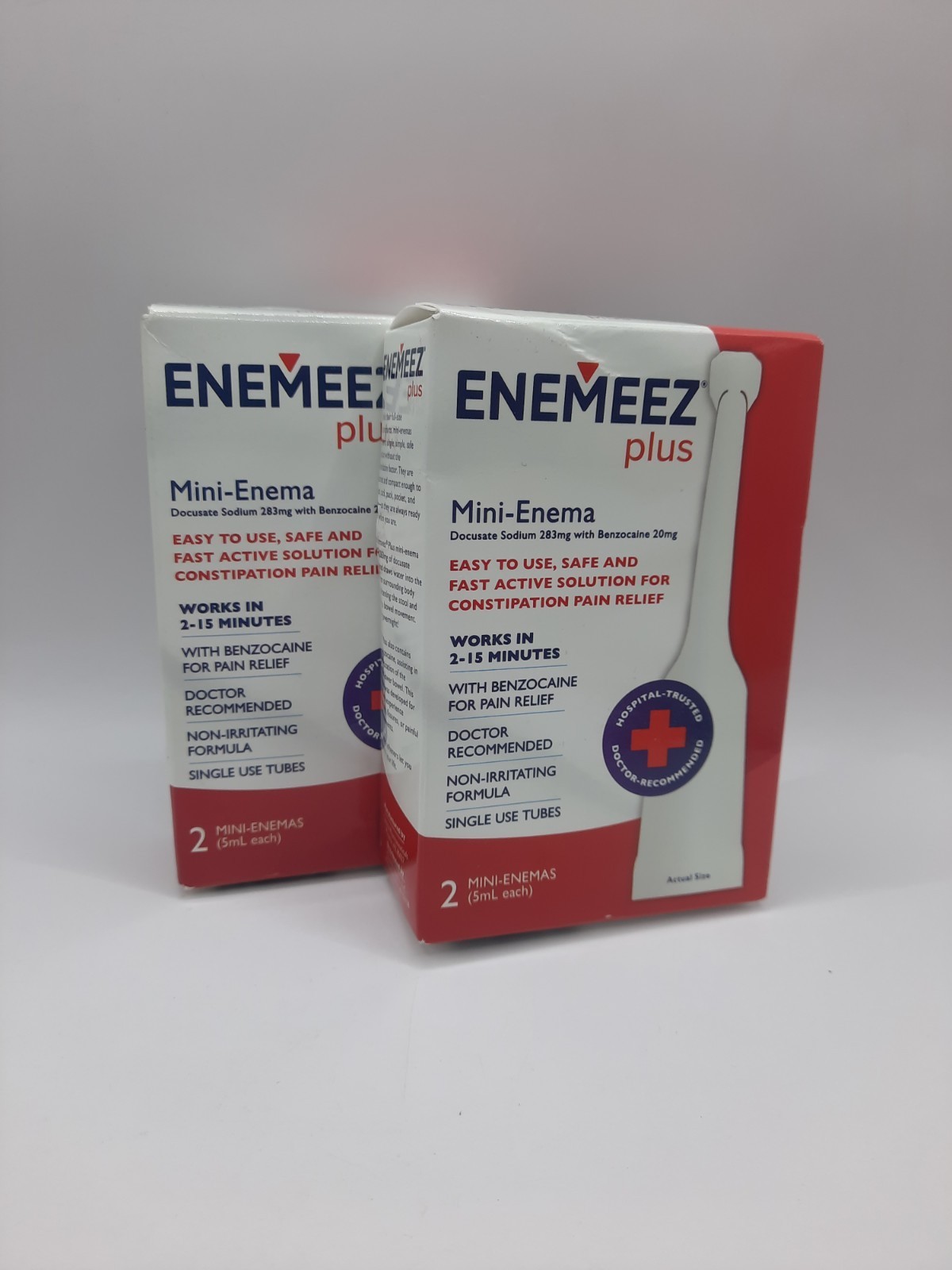 ENEMEEZ PLUS 2ct Mini-Enema constipation relief DocuSol NIB 12/26 & Up ☆2 BOXES☆ Item image 3