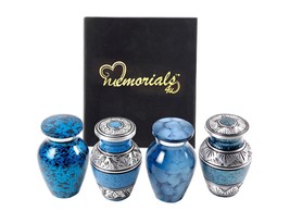 An item in the Everything Else category: Set of 4-Beautiful Shades of Blue Keepsakes