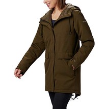 Columbia Women&#39;s Boundary Bay Waterproof Omni-Tech Jacket Green Size XLarge - $160.83