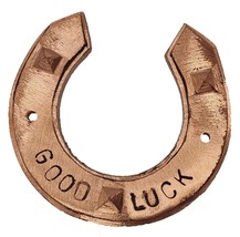 Goodluck Copper Horse Shoe Home Office Main Door Entrance VastuRemedies(PACK OF3 - £78.94 GBP