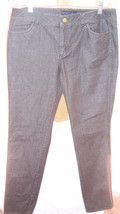 Lafayette 148 New York Black Skinny Denim Jeans Pants Misses Size 8 - $19.79