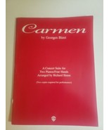 Carmen - A Concert Suite for Two Pianos/Four Hands 1996 Songbook / Sheet... - £18.37 GBP