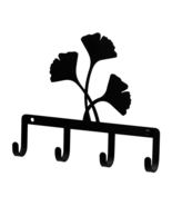 Village Wrought Iron Ginko Leaf Key Holder Key Hooks - $24.95