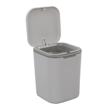 Recycled Tiny Desktop Trash Can, Car Waste Can, 0.5 Gallon (Gray) - $19.10
