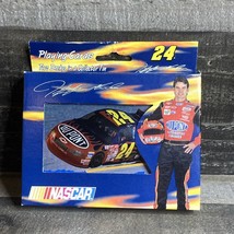 NASCAR 2001 Jeff Gordon Collectible Bicycle Playing Cards With Tin (2 Pa... - $8.42