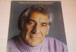 Bernstein Conducts Quattro Eccezionale Beethoven Symphonies 3LP Cofanetto 33rpm - £111.18 GBP