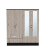 Armoire Ron, Bedroom, Black / Light Gray - $18,858.17 MXN