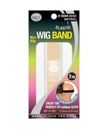 QFITT ELASTIC WIG BAND NON SLIP 5/8in X 1YD (1.5cm X 91cm) #5085 BEIGE - $1.99