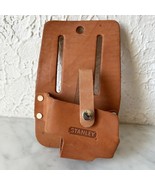 Stanley Leather Measuring Tape Holder Tool Belt Holster Only-Vintage - $264.96 MXN