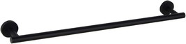 24&quot; Stainless Steel Towel Bar In Matte Black With Contemporary Style Wal... - $41.92