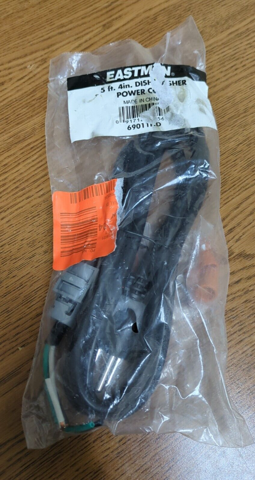 Eastman 5 Ft. 4in. Dishwasher Power Cord 69011HD - $4.94