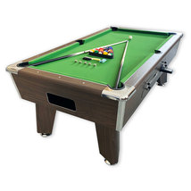 7FT Coin Operated Pool Table Billiards green with accessories – Competition - $3,999.00