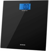 Bathroom Scale X-Sense WS-3D Digital Body Weight Scale with Step-On Tech... - $24.74