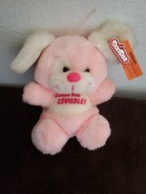 Vintage Dan Dee Color Me Lovable! Puppy Dog Pink Plush Stuffed Animal - £39.55 GBP