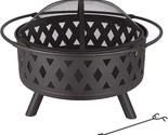 Stove Firepit Heater With Poker For Outdoor Camping Patio Deck Backyard - $276.99