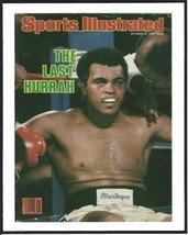 1980 Oct. Issue of Sports Illustrated Mag. With MUHAMMAD ALI - 8" x 10" Photo - $20.00