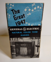 General Electric Radios Phonographs Flyer Brochure Vintage Original 1947... - £57.19 GBP