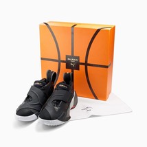 BALMAIN Court Puma Black Basketball Sneakers New US 10 /EU 43/28CM MK023165 - £235.00 GBP