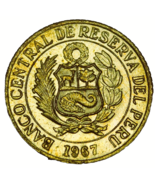 Peru 10 Centavos, 1967 Unc~Free Shipping - £4.17 GBP
