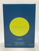 Perry Ellis Citron Eau De Toilette 3.4oz/100ml Spray Men Rare - New In Box - £98.25 GBP
