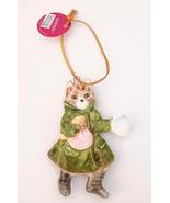 Ultra Rare Beatrix Potter Schmid Simpkin Flat Ornament Vintage 1984 FW J... - $500.23 MXN