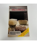 MicroWave by Anchor Ovenware Z-7106 Instructions &amp; Recipes Book Booklet - $106.24 MXN