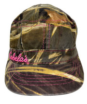 Cabelas Since 1961 Camo Cadet Style with Cap Pink Threading and Logo Hunting Hat - £15.54 GBP