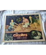 ORIGINAL &quot;11 x &quot;14   THE  CYCLOPS  1957  LOBBY CARD # 5    WORN  AS  SHOWN - $44.99