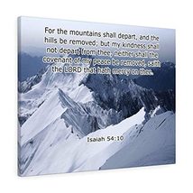 Express Your Love Gifts Bible Verse Canvas The Lord That Hath Mercy Isaiah 54:10 - £62.62 GBP