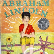 Abraham Lincoln Book by Parin dAulaire with Dust Jacket Caldecott Medal Vintage - £32.20 GBP