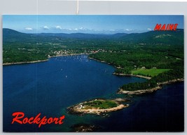Postcard Rockport Harbor Rockport Maine  - £4.63 GBP