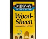 Minwax Wood-Sheen Rubbing Stain &amp; Finish Natural  Water Based 12oz - £17.11 GBP