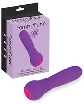 Femme Funn Ultra Bullet Massager 20 Vibration Modes Rechargeable Purple - £36.95 GBP