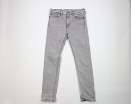 Levis 510 Mens Size 32x32 Premium Stretch Skinny Fit Denim Jeans Pants Gray - £46.94 GBP