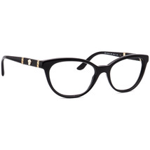 Versace Eyeglasses MOD. 3219-Q GB1 Polished Black Cat Eye Frame Italy 54[]17 140 - £128.57 GBP