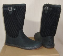 UGG Lyza Black Wool Knit Boots Women&#39;s Size US 6 NIB 1014364 - £71.20 GBP
