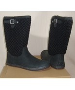 UGG Lyza Black Wool Knit Boots Women&#39;s Size US 6 NIB 1014364 - $89.09