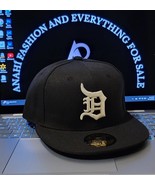 MLB-Detroit tigers 59FIFTY Fitted New Era Black/white Hat  New - $37.87 CAD