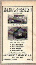 1950 Print Ad One Minute Bedtent for Camping Council Bluffs,Iowa - $8.01