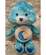 2003 Care Bears Blue Tye Dye BEDTIME BEAR Care Bear Plush 9&quot; Stuffed Animal - £10.18 GBP