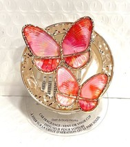 Bath &amp; Body Works Fragrance Holder Car Vent &amp; Visor Clip Butterfly (Pink... - £15.89 GBP