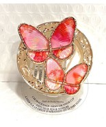 Bath &amp; Body Works Fragrance Holder Car Vent &amp; Visor Clip Butterfly (Pink... - £16.41 GBP