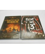 2 New sealed Halloween DVDs: Friday the 13th &amp; The Amityville Horror Uncut - £8.92 GBP