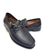 BRUNO MAGLI MEN&#39;S TRIESTE LEATHER SLIP ON LOAFER SHOES BLACK  SIZE 8.5 M - $3,509.19 MXN