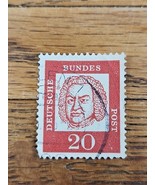 Germany Stamp Bund 20pf Used Circular Cancel 829 - $0.99